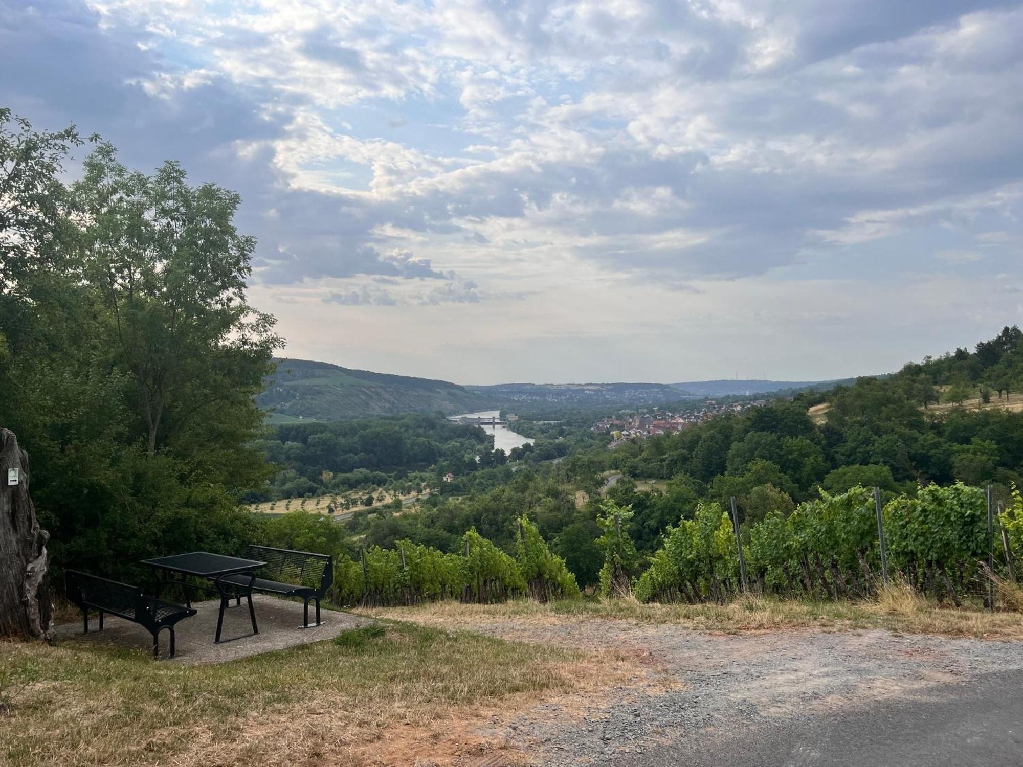Ferienhaus Weinbergblick - Nahe Wuerzburg - 2 Schlafzimmer - Familienfreundlich - Terrasse Unterleinach ภายนอก รูปภาพ